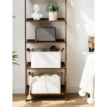 StorageWorks Fabric Storage Bins for Shelves, 2-Pack - Beige