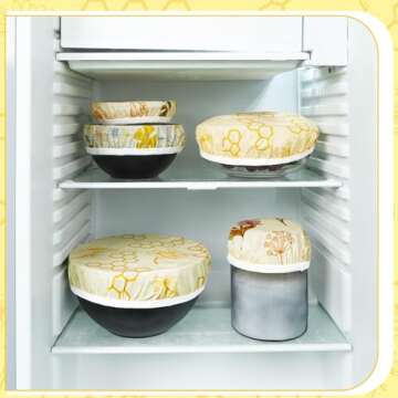 Shop Yiyiring Beeswax Bowl Covers Reusable & Colorful