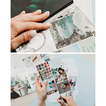 Vision Board Book - 800+ Pictures and Quotes Kit to Dream, Visualize, Inspire Create Life Goals Magazines for Clip Art Collage