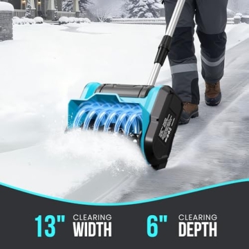 Revolutionary Electric Cordless Snow Shovel for Fast Snow Removal