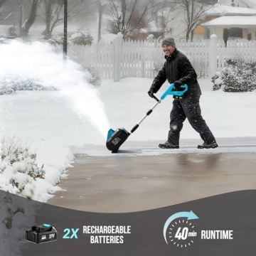 Powerful Electric Cordless Snow Shovel for Easy Use
