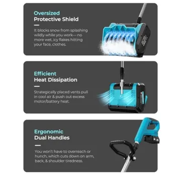 Powerful Electric Cordless Snow Shovel for Easy Use