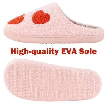 Cozy HIPINISS Pink Heart Slippers for All Occasions
