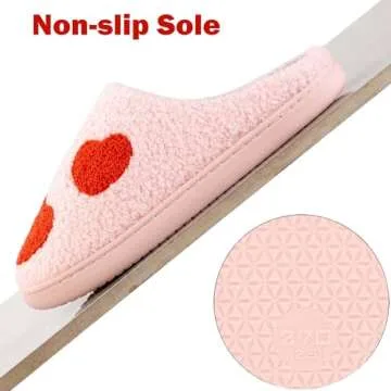 Cozy HIPINISS Pink Heart Slippers for All Occasions