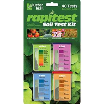 Luster Leaf 1601 Rapitest® Soil Test Kit: Easy Soil Testing for Thriving Plants
