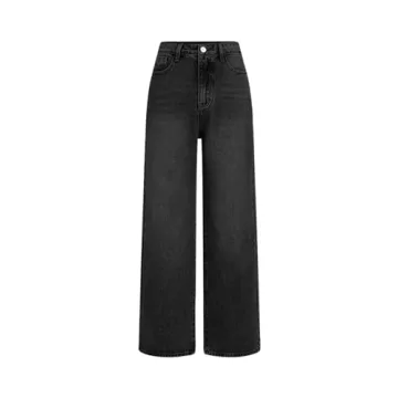 Stylish CIDER Yoney Black Straight Leg Jeans for Modern Comfort