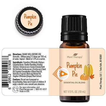Plant Therapy Pumpkin Pie Fall Blend 10 mL (1/3 oz) 100% Pure, Undiluted, Therapeutic Grade