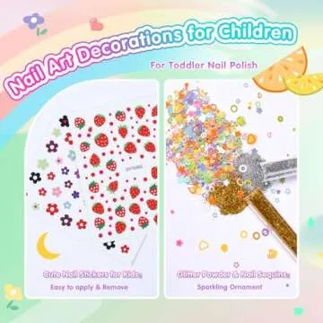 Non-Toxic Toddler Nail Polish for Girls Ages 3+