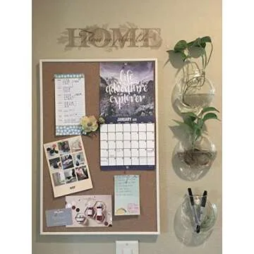 Mkono Wall Hanging Glass Terrariums Planter Oblate Flower Vase for Hydroponics Plants, Bathroom, Home Office Living Room Decor, Set of 2