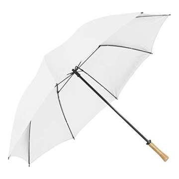 The Hole In One 62 Inch Large Oversize Windproof Golf Umbrella For Men And Women, 8 Strong Fiberglas...