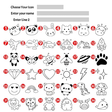 Waterproof Kids Name Stamp for Clothing - Custom Labeling Solution