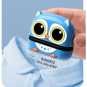 Waterproof Kids Name Stamp for Clothing - Custom Labeling Solution
