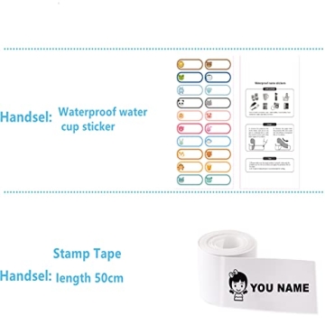 Waterproof Kids Name Stamp for Clothing - Custom Labeling Solution