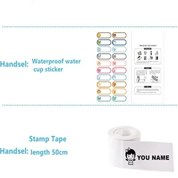 Waterproof Kids Name Stamp for Clothing - Custom Labeling Solution