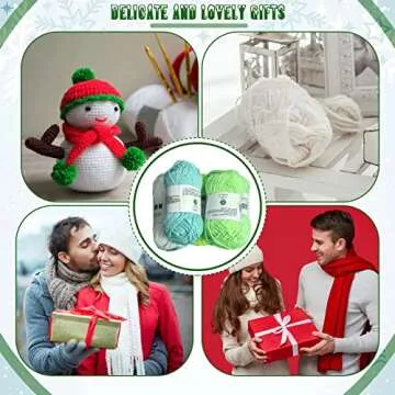 5Pcs Glow in The Dark Yarn for Creative Arts & Crafts