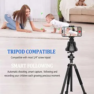 Smart Selfie Stick for Effortless 360° Photo & Video Capture