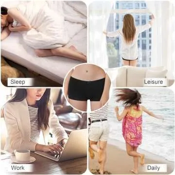 Allxwek Women's Cotton Boyshorts with Butterfly Knot Design