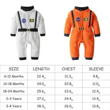 LXKIKMM Baby Astronaut Costume for Toddlers - Cute Space Suit