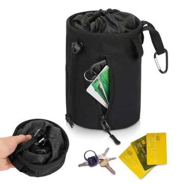 Adjustable Chalk Bag for Rock Climbing & Gym Workouts