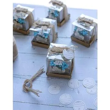 Personalized Wooden Candle Holders for Baby Showers