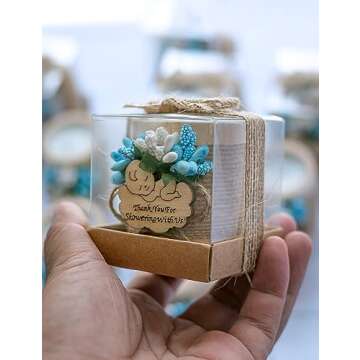 Personalized Wooden Candle Holders for Baby Showers