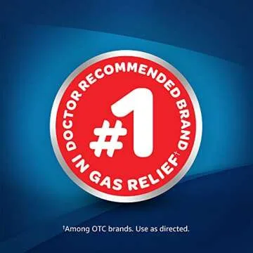 Gas-X Extra Strength Chewable Gas Relief Tablets with Simethicone 125 mg, Peppermint Creme - 48 Count