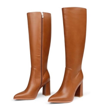 COLETER Women's Knee High Boots for Timeless Style and Comfort