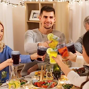 Vintage Glassware Romantic Drinking Glasses Set of 6