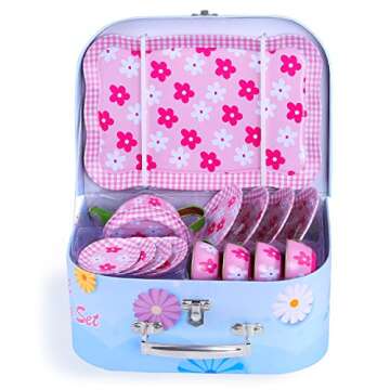Enchanting 15-Piece Tea Party Set for Little Girls