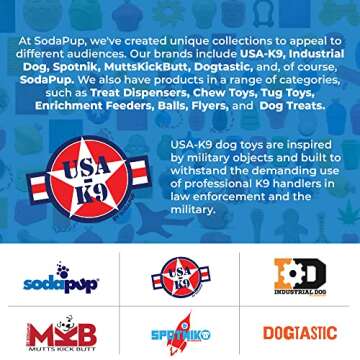 Durable Dog Treat Dispenser & Chew Toy - USA Made