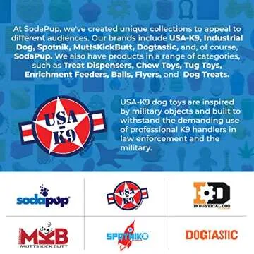 Durable Dog Treat Dispenser & Chew Toy - USA Made