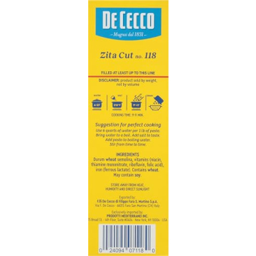 De Cecco Penne Rigate Pasta - Authentic Italian Quality