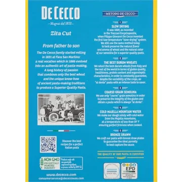 De Cecco Penne Rigate Pasta - Authentic Italian Quality