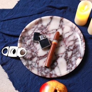 Elegant Natural Marble Tray for Home Decor and Serving