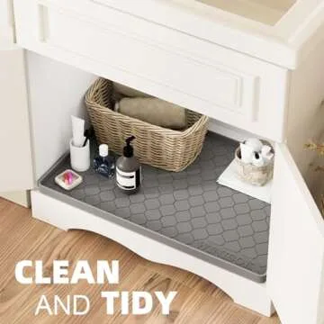 Protect Your Cabinets with WINISOK Under Sink Mat