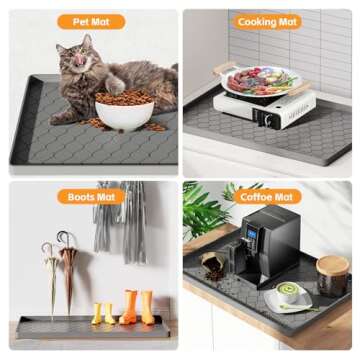 Protect Your Cabinets with WINISOK Under Sink Mat