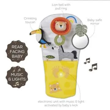 Musical Car Seat Toys for Babies - Engaging Activity Center