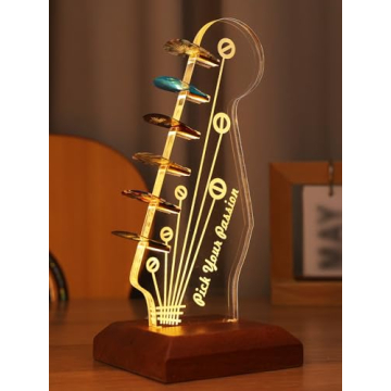 Light Up Guitar Pick Holder for Guitarists