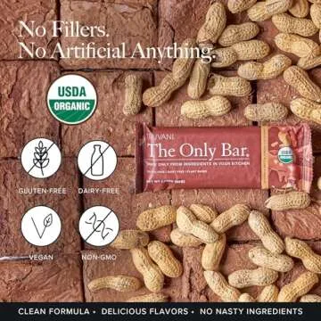 Truvani Organic Plant-Based Snack Bars - 12 Pack