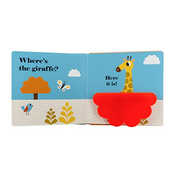 Interactive Baby Book Where's the Giraffe for Learning Fun