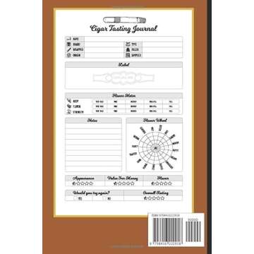 Cigar Log Book: Cigar Tasting Rating Notebook (Sized 6"x9", 110 Pages) - Cigars Daily Review Journal...