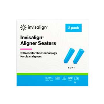 Invisalign Aligner Seaters, Blue Aligner Chewies (Pack of 2)