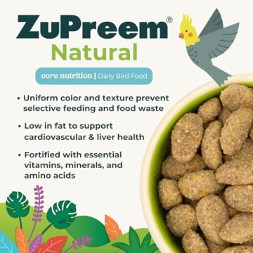 ZuPreem Natural Bird Pellets for Parrots and Conures