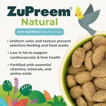 ZuPreem Natural Bird Pellets for Parrots and Conures