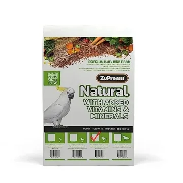 ZuPreem Natural Bird Pellets for Parrots and Conures