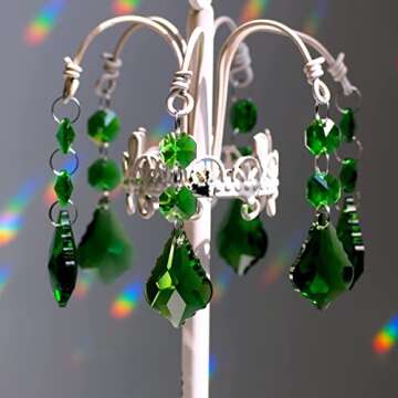 20pcs Vibrant Crystal Maple Leaf Prisms for Home Decor