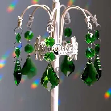 20pcs Vibrant Crystal Maple Leaf Prisms for Home Decor