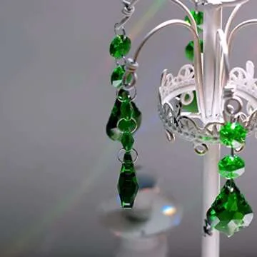 20pcs Vibrant Crystal Maple Leaf Prisms for Home Decor