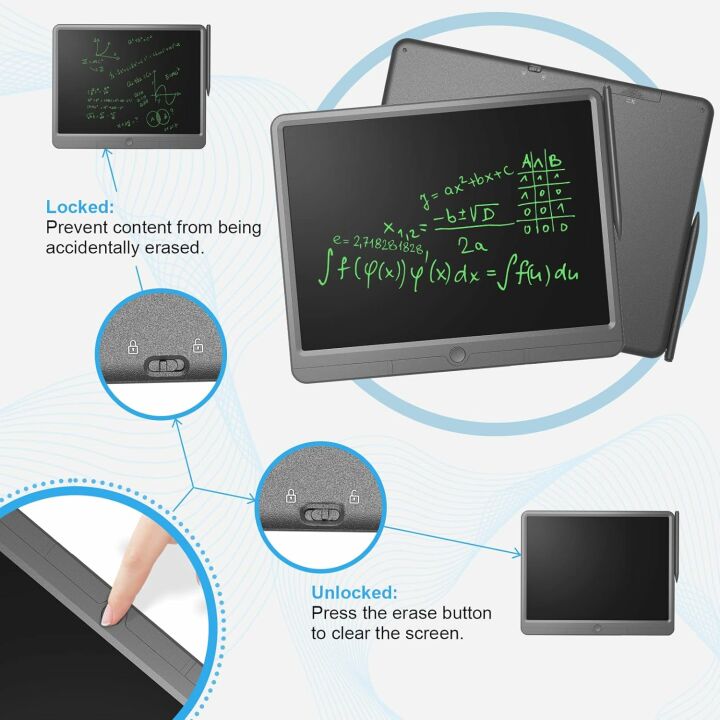 TUGAU 15 Inch Portable LCD Writing Tablet