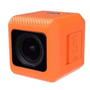 RunCam 5 4K FPV Camera 1080P HD Micro Action Camera EIS Supported 145 Degree FOV for FPV Racing Drone and Sport Video Recording, Orange